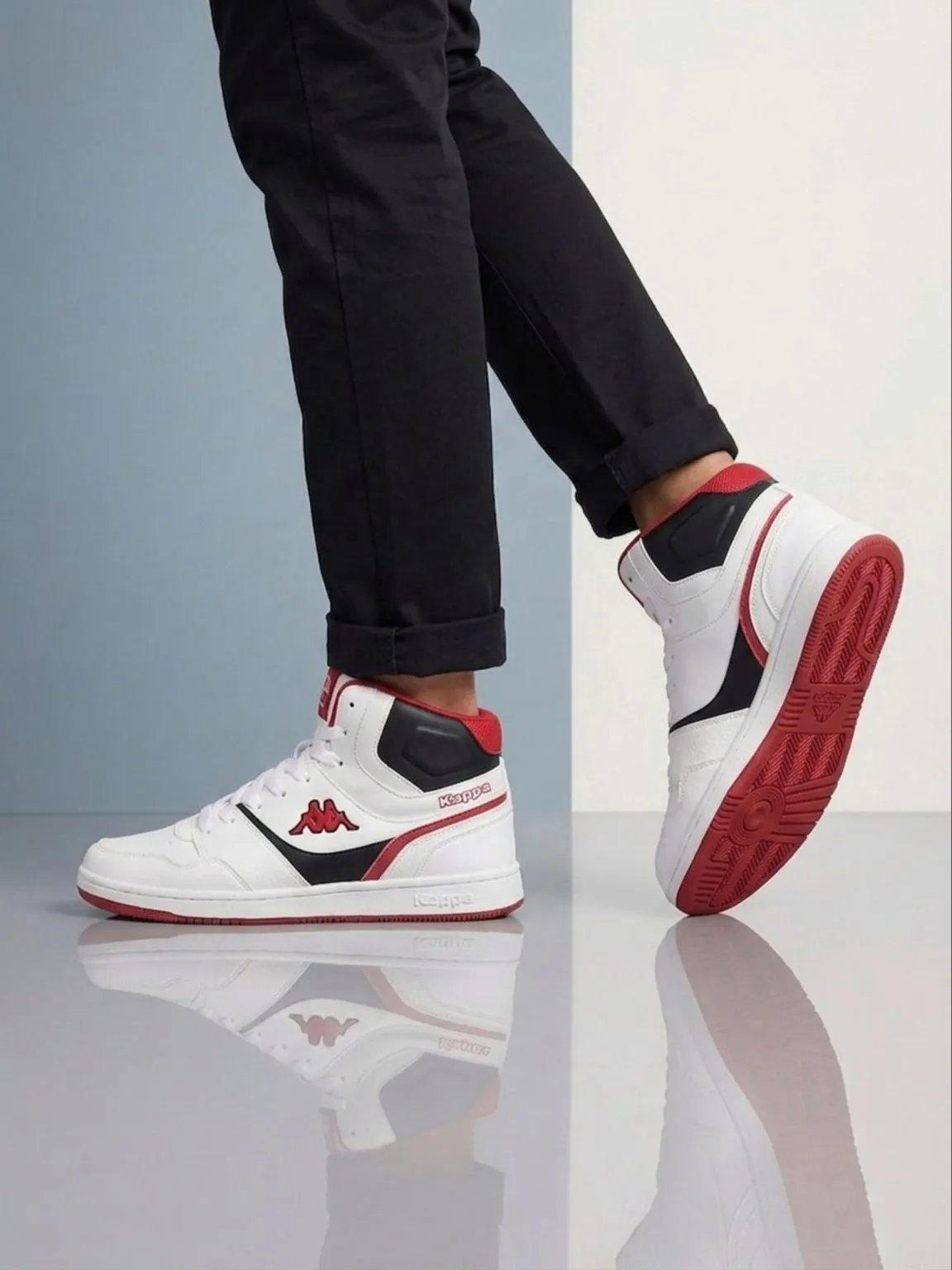 imgi_19_1775662261573-01-1152x1536 Kappa High-neck Sneakers| White-Red - Image 1