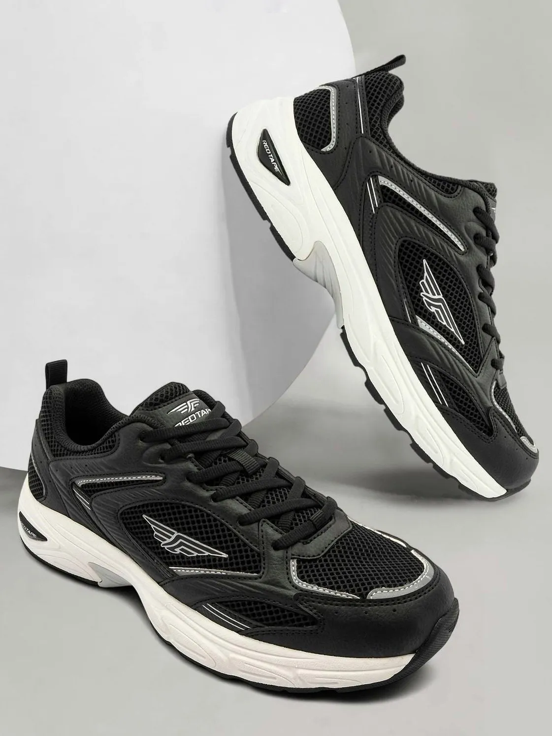 imgi_25_1000033344 π₯ Redtape Athleisure Sneakers For Women | Black-White Edition π₯ - Image 1